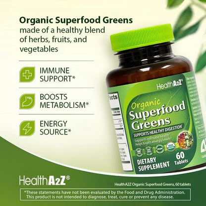 Close up of HealthA2Z supplement bottle ingredients list