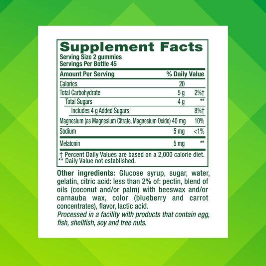 Vitafusion sleep support supplement bottle packaging