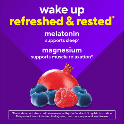 Authentic USA imported Vitafusion sleep gummies for adults