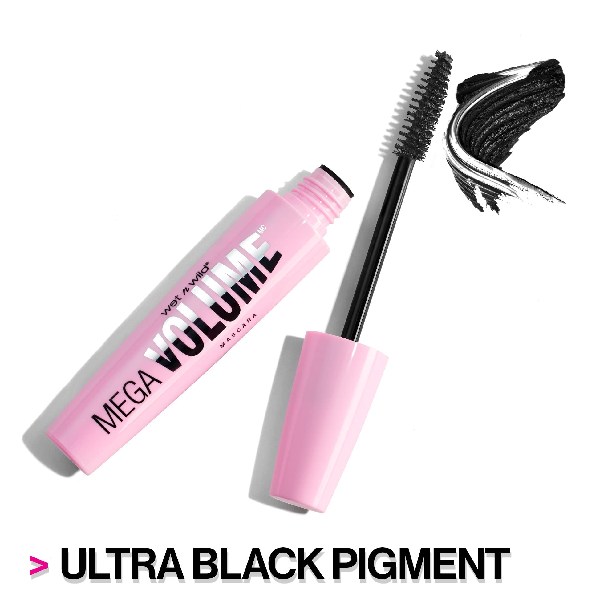 Wet N Wild authentic USA makeup volumizing mascara packaging graphics