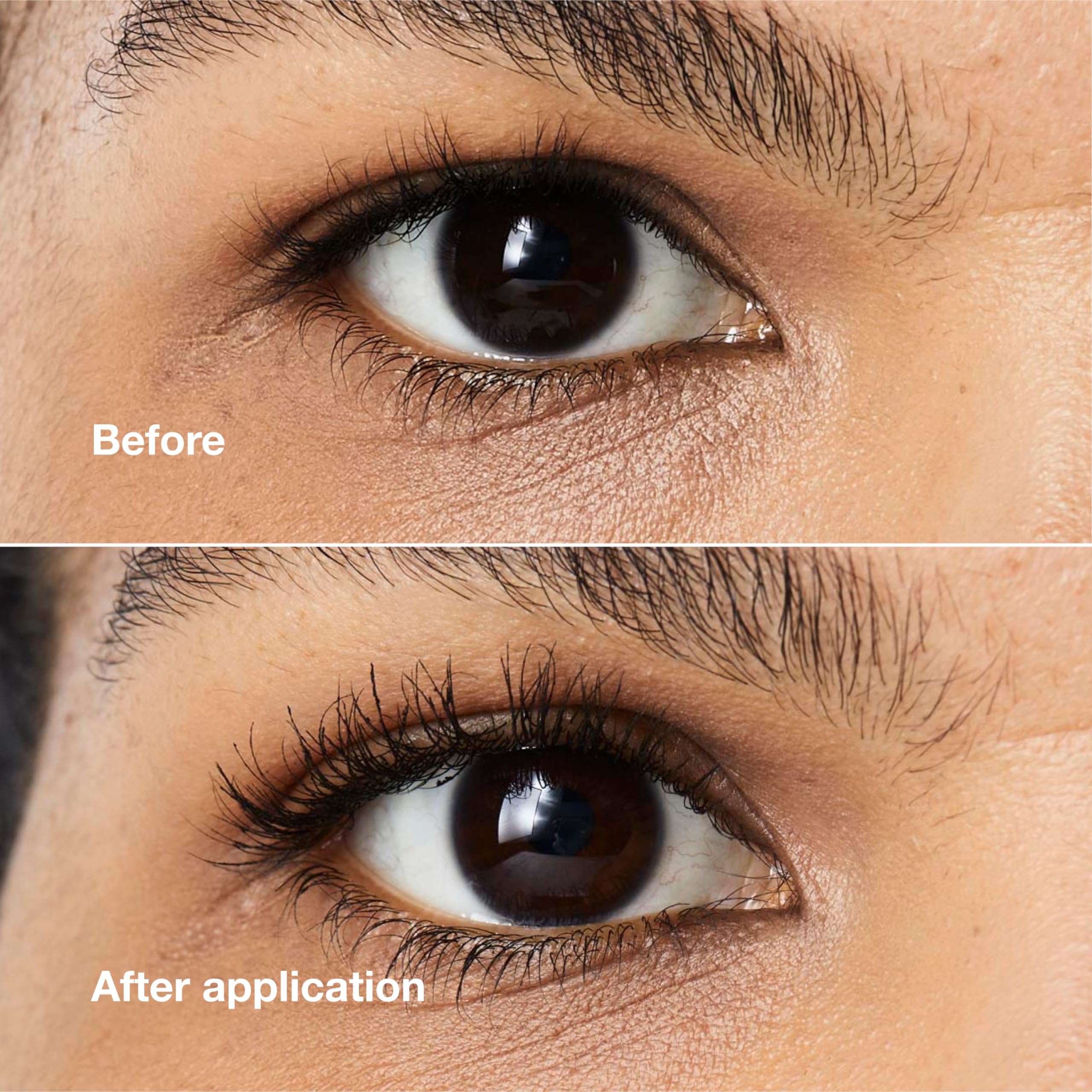Black Onyx tubing mascara tube open showing the lengthening formula texture on the micro brush