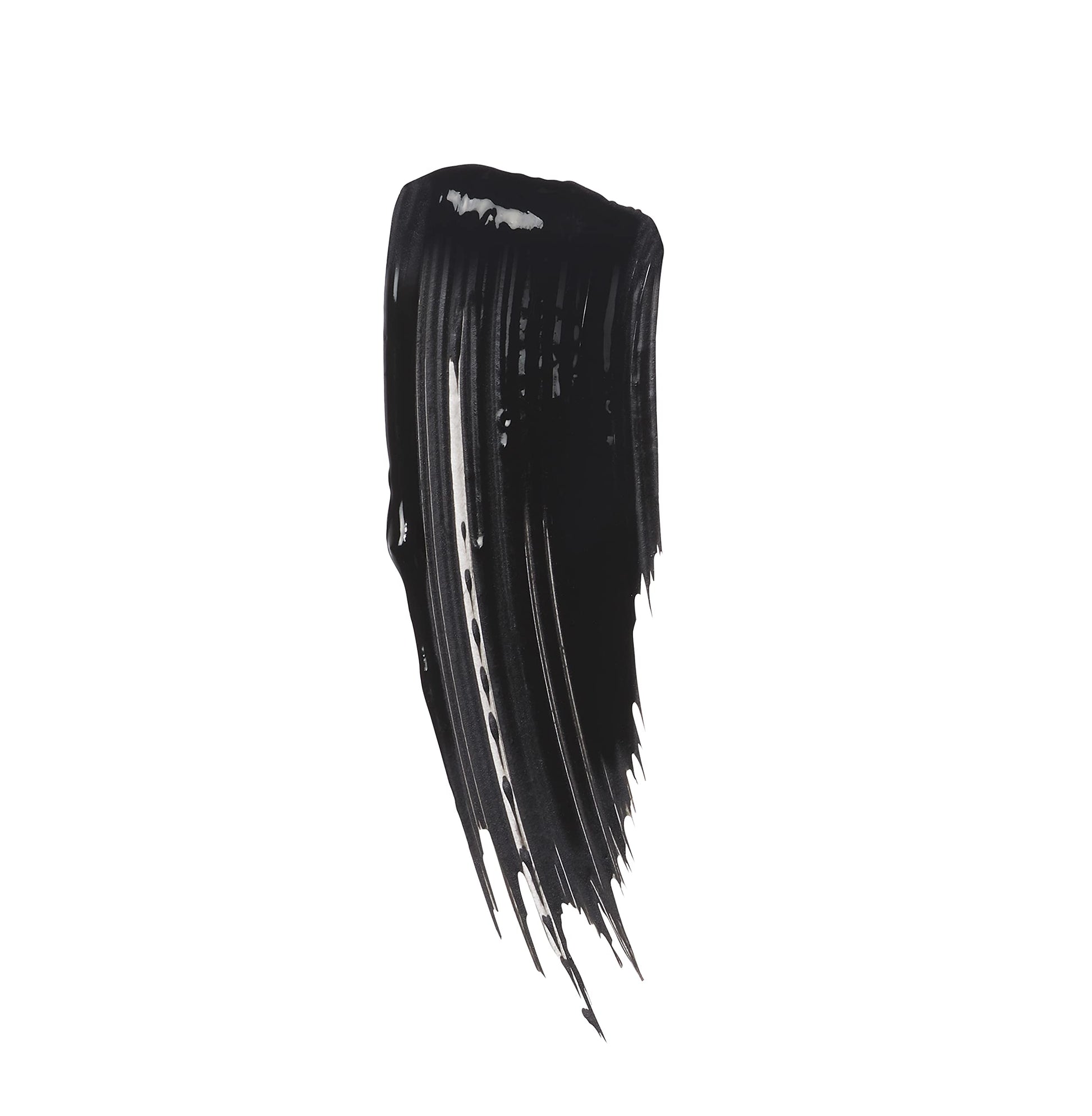 ILIA Fullest Volumizing Mascara classic black tube shown next to its violin-shaped applicator brush