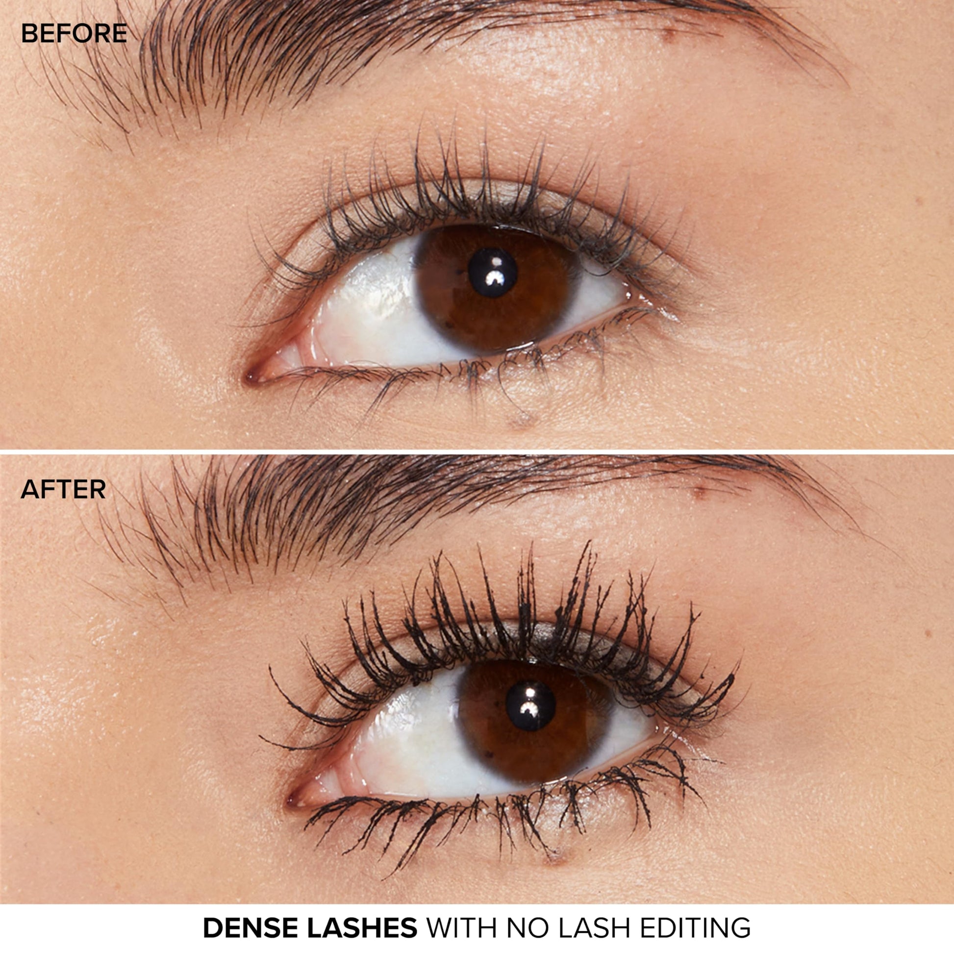 Top down view of the Too Faced waterproof mascara bottle