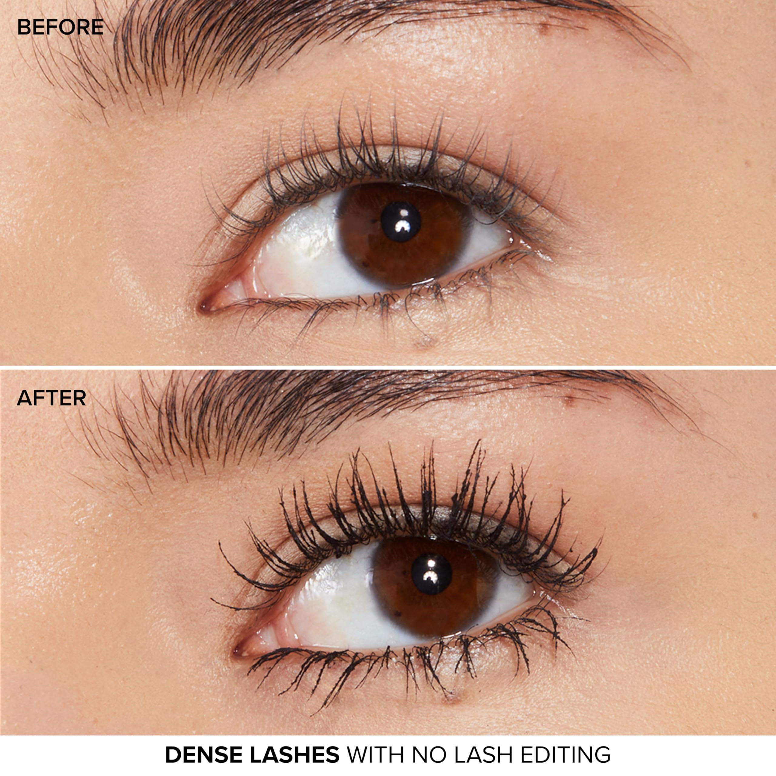 Top down view of the Too Faced waterproof mascara bottle