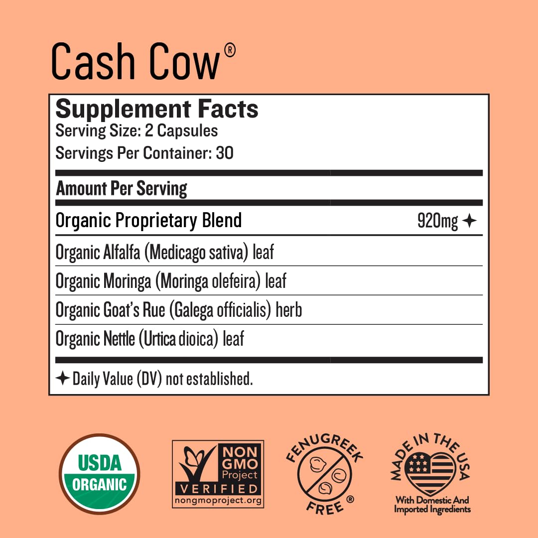 Legendairy Milk Cash Cow organic herbal blend for nursing moms