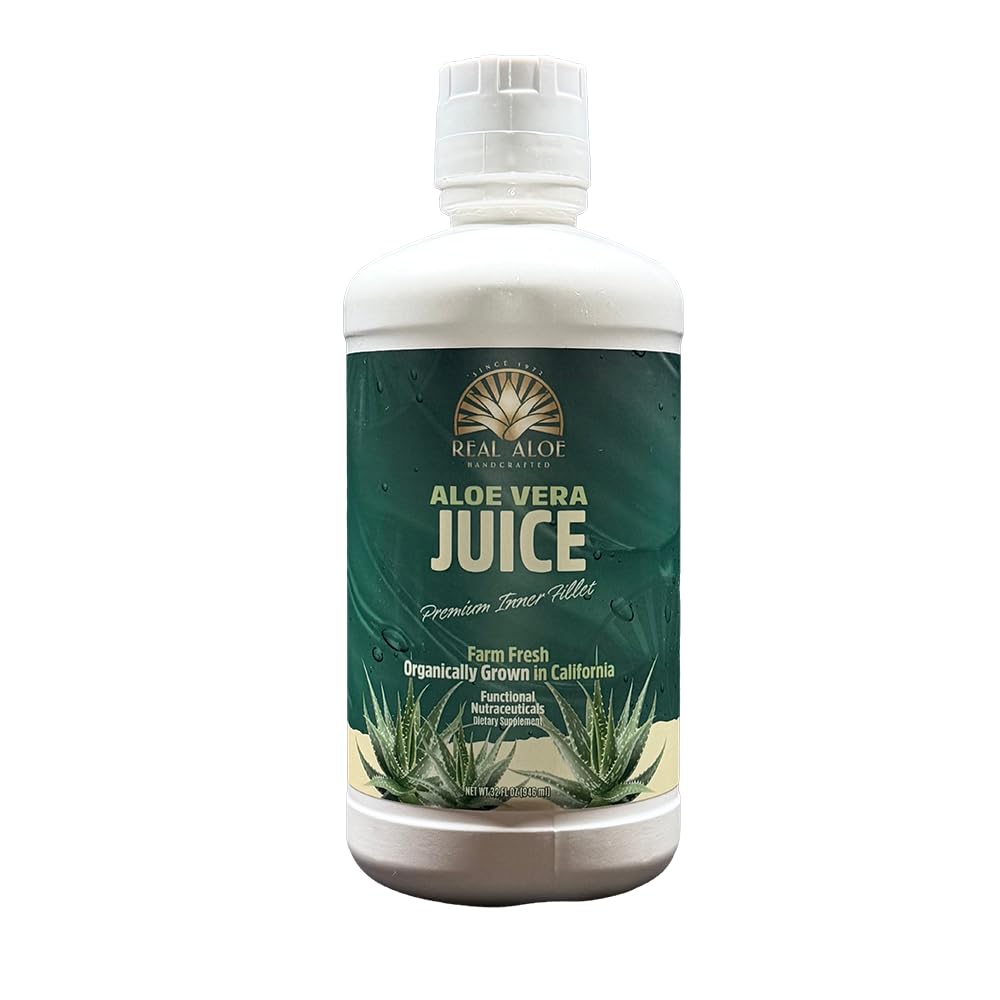 Non GMO gluten free premium aloe vera hydration fluid clear bottle graphics