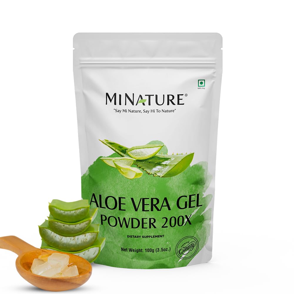 Mi Nature Aloe Vera Gel Powder 200x packaging details