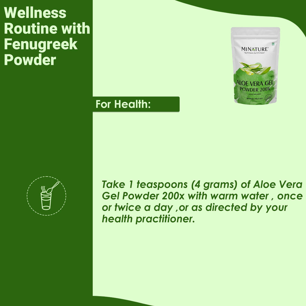 Mi Nature Aloe Vera Gel Powder for DIY skincare