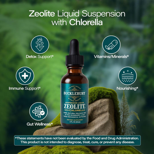 Bucklebury Zeolite supplement label details