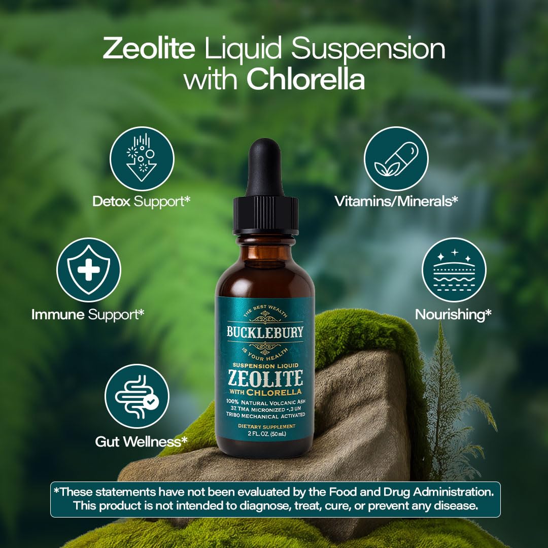 Bucklebury Zeolite supplement label details