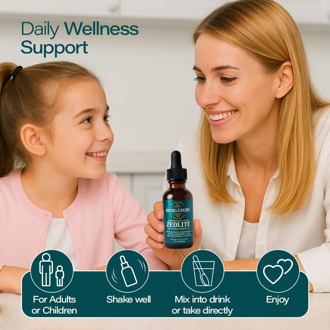 Bucklebury Zeolite 2 fluid ounce bottle size comparison