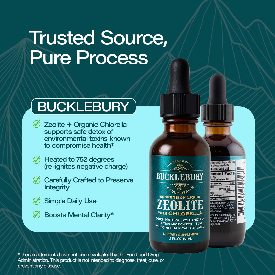Authentic Bucklebury detox supplement packaging