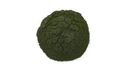 Nutritional label detail on Yupik Chlorella algae powder