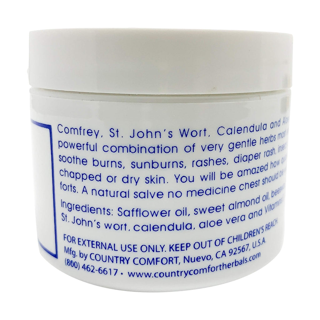 Country Comfort natural herbal skin relief salve texture and consistency