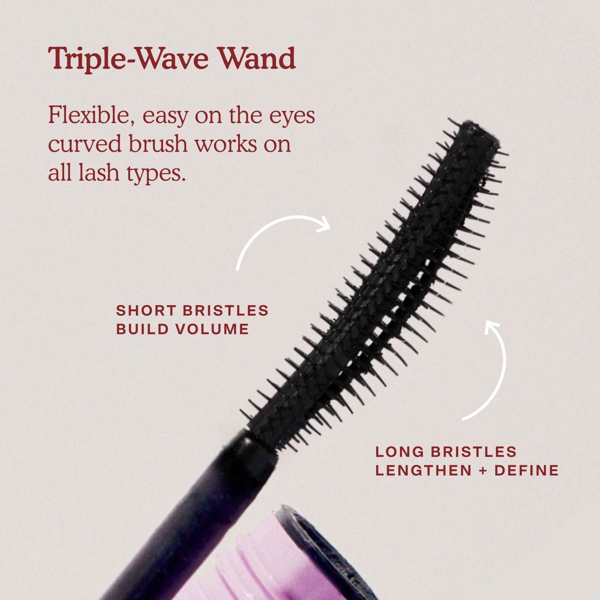 Tower 28 MakeWaves mascara dual-sided curved brush applicator