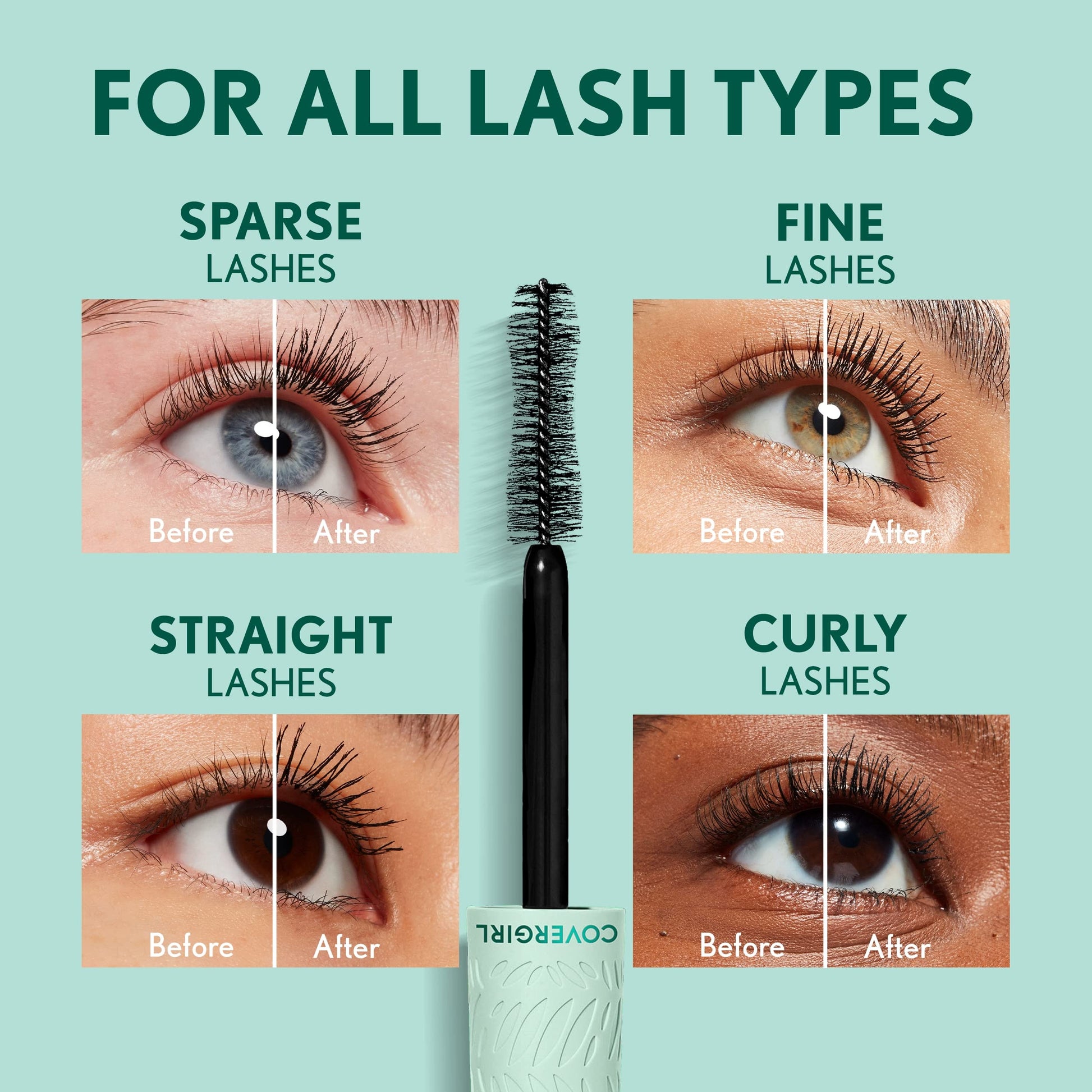 Covergirl Lash Blast Cleantopia tube displayed on a clean background highlighting its premium look.