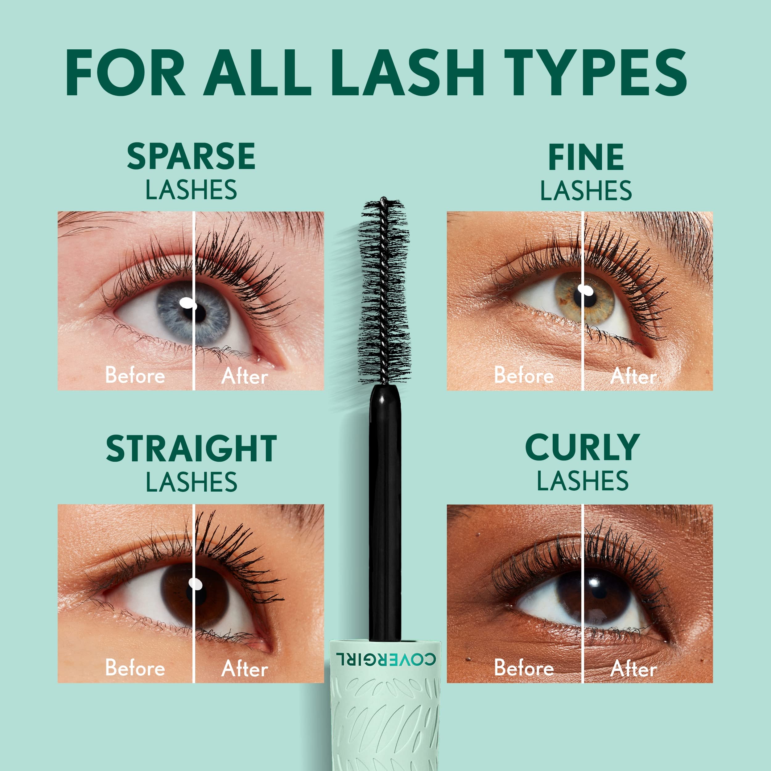 Covergirl Lash Blast Cleantopia tube displayed on a clean background highlighting its premium look.