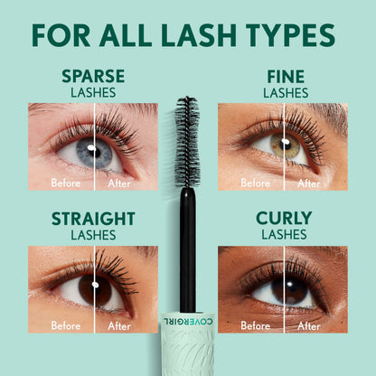 Covergirl Lash Blast Cleantopia tube displayed on a clean background highlighting its premium look.