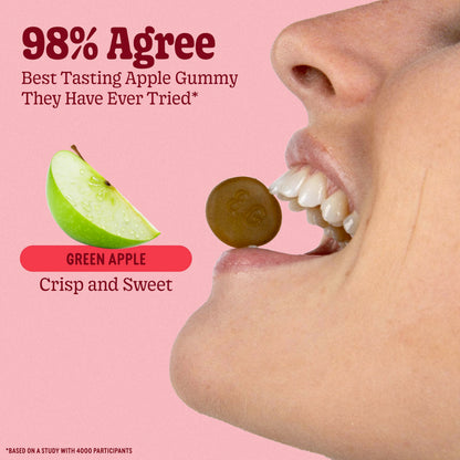 8Greens gummies showing organic green ingredient list
