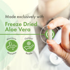 Supplement facts label on Aloe Remedy aloe vera bottle