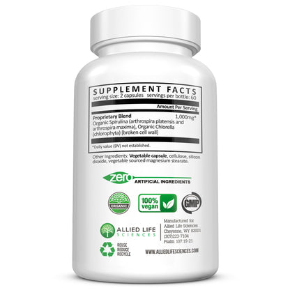 Allied Life Sciences vegan protein supplement nutrition facts