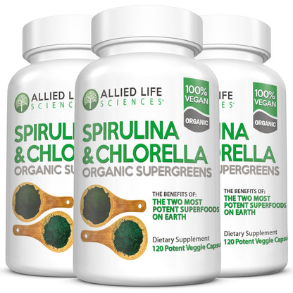 Authentic USA imported Allied Life Sciences green superfood capsules