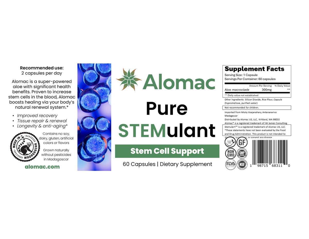 Alomac Pure STEMulant imported beauty and health supplement