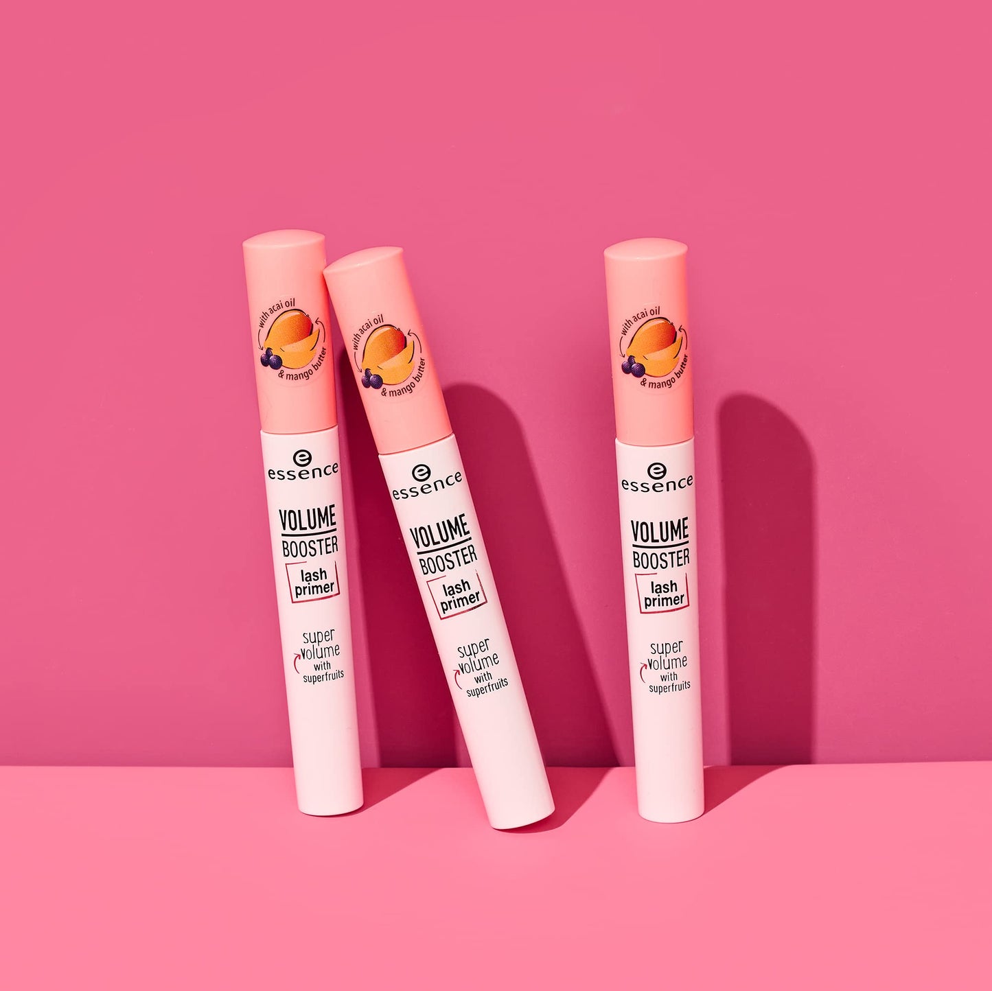 Essence cosmetics volumizing base mascara primer lifestyle display shot