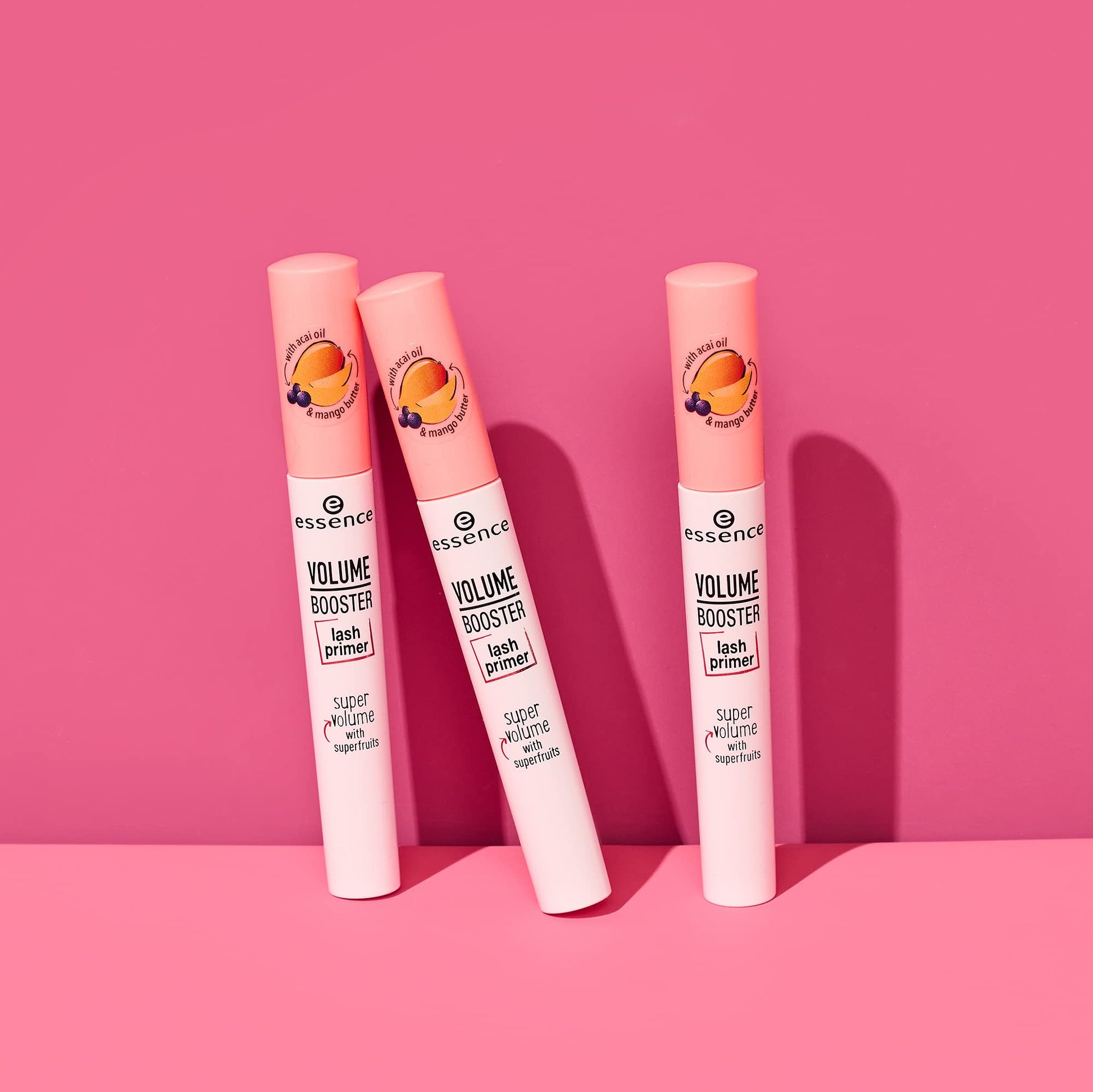 Essence cosmetics volumizing base mascara primer lifestyle display shot
