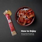 Jung Kwan Jang Korean Red Ginseng sticks being mixed into water