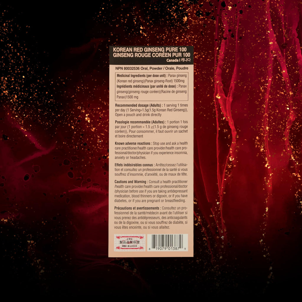 Lifestyle shot of Jung Kwan Jang Korean Red Ginseng sticks