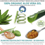 NutriWorth organic aloe vera 20000mg potency certification