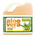 Fruit of the Earth 100 percent pure aloe vera juice label