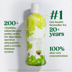 Ultimate Aloe gut health supplement packet branding