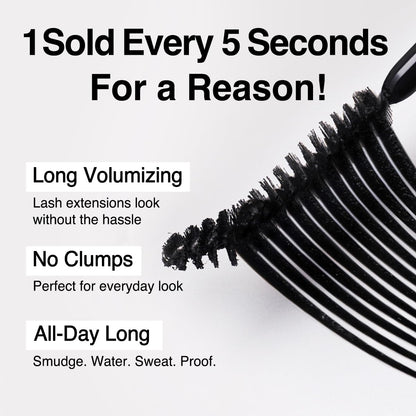 CLIO Professional black curling mascara packaging and container