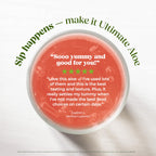 Ultimate Aloe strawberry kiwi flavor ingredient focus