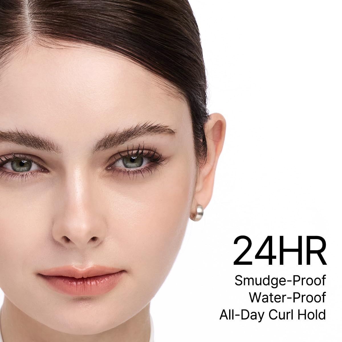 Korean smudge-proof eye mascara for lifting straight eyelashes