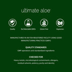 Ultimate Aloe dietary supplement box details
