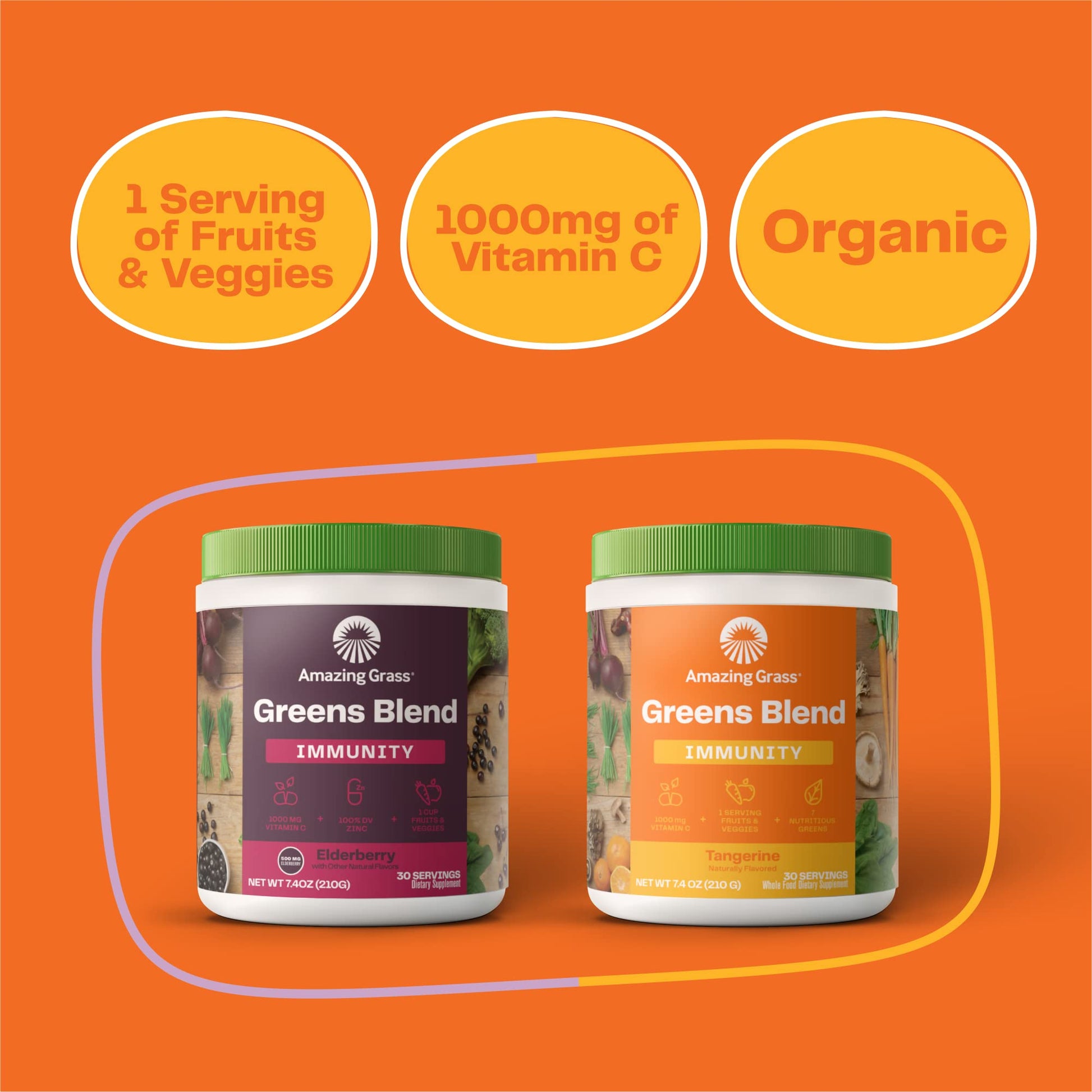 Amazing Grass Green Superfood scoop and powder bowl