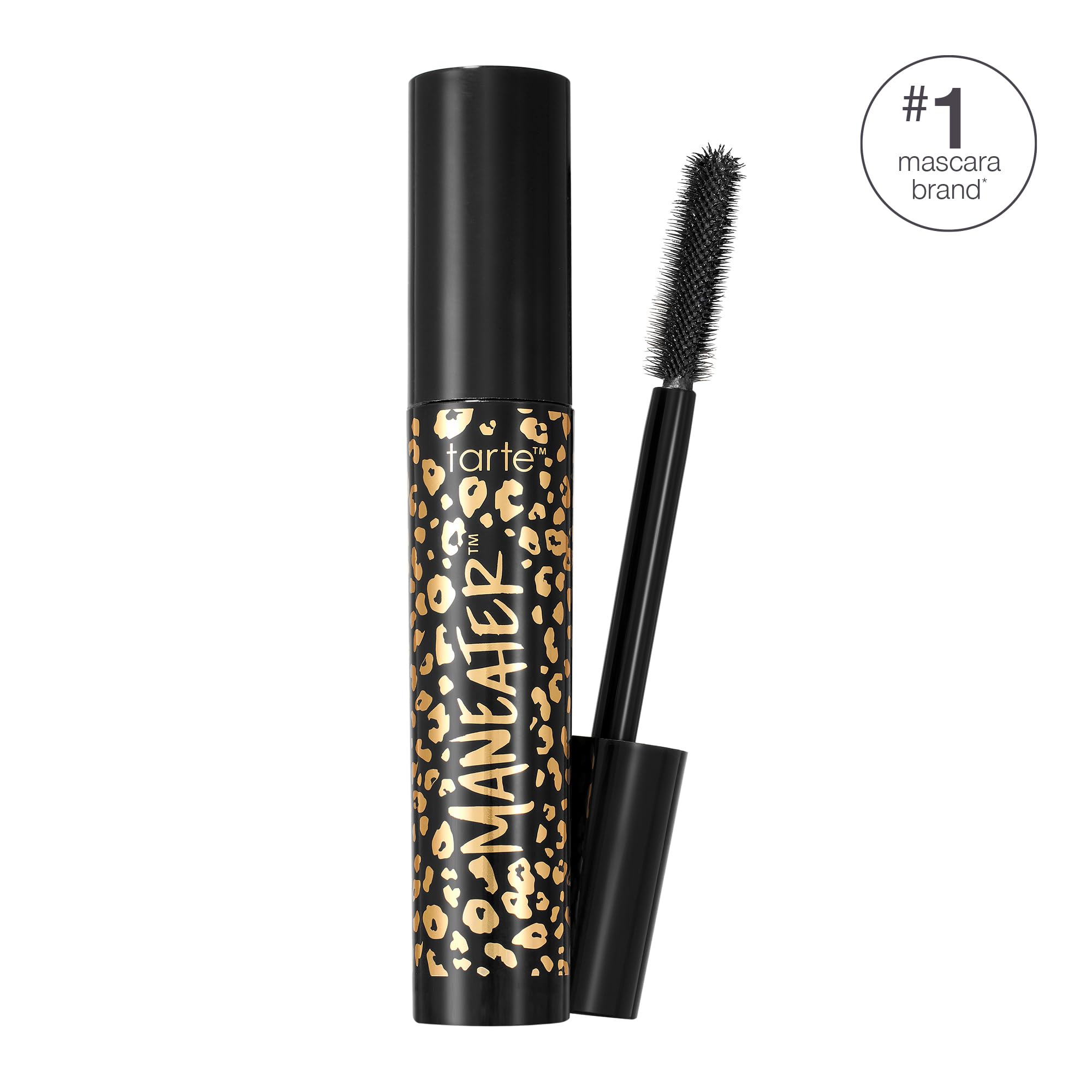 Tarte Maneater Mascara custom brush showcasing over 500 bristles for volume