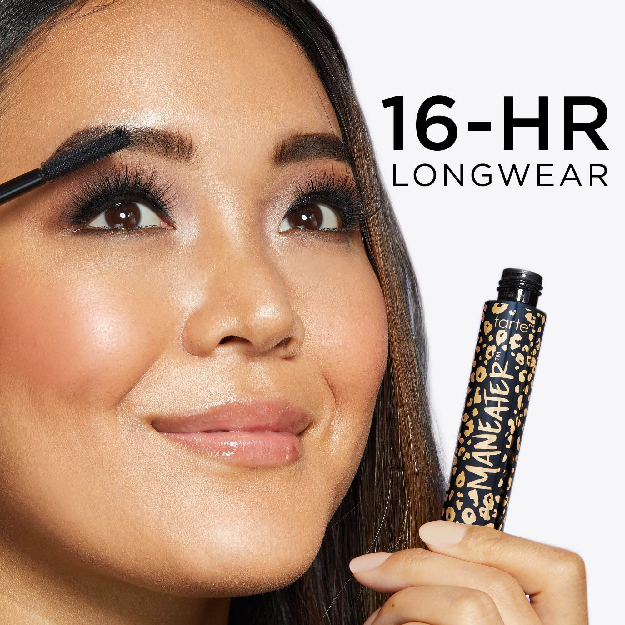 Authentic USA imported Tarte eye makeup packaging side details and sizing