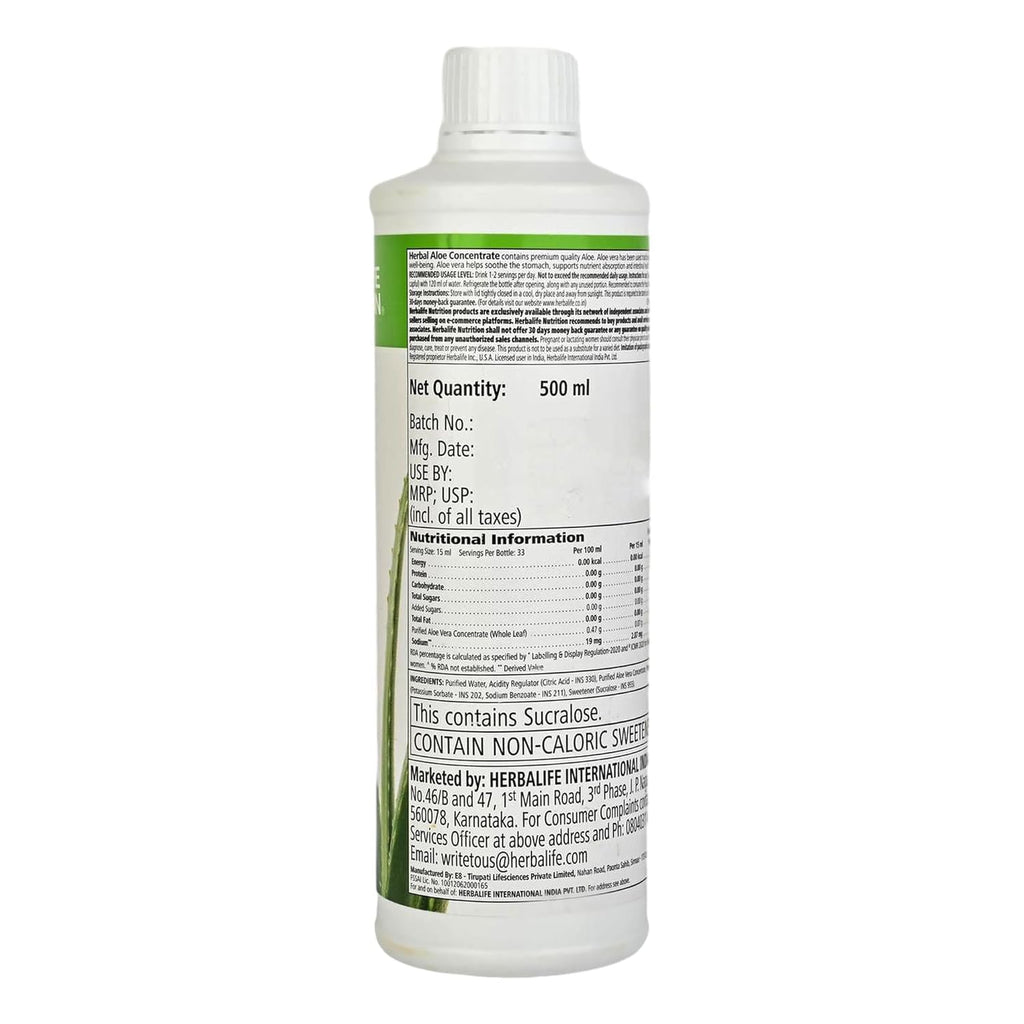 Herbalife Herbal Aloe Concentrate liquid digestive health supplement