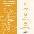 Organic India Ashwagandha Gummies organic certification labels