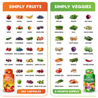 Simply Nature's Pledge whole food supplement 2 pack set