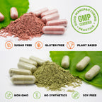 Simply Nature's Pledge capsules in hand