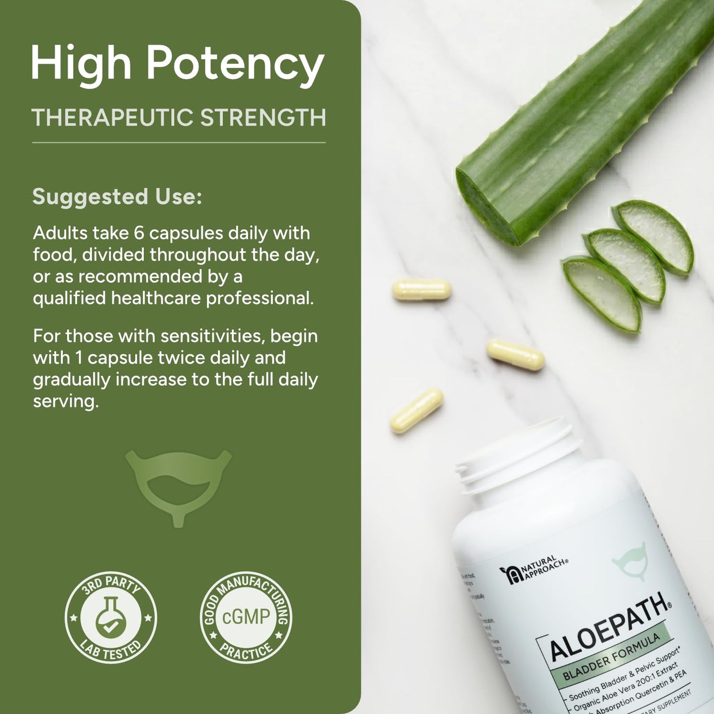 Authentic USA imported Aloepath bladder health supplement