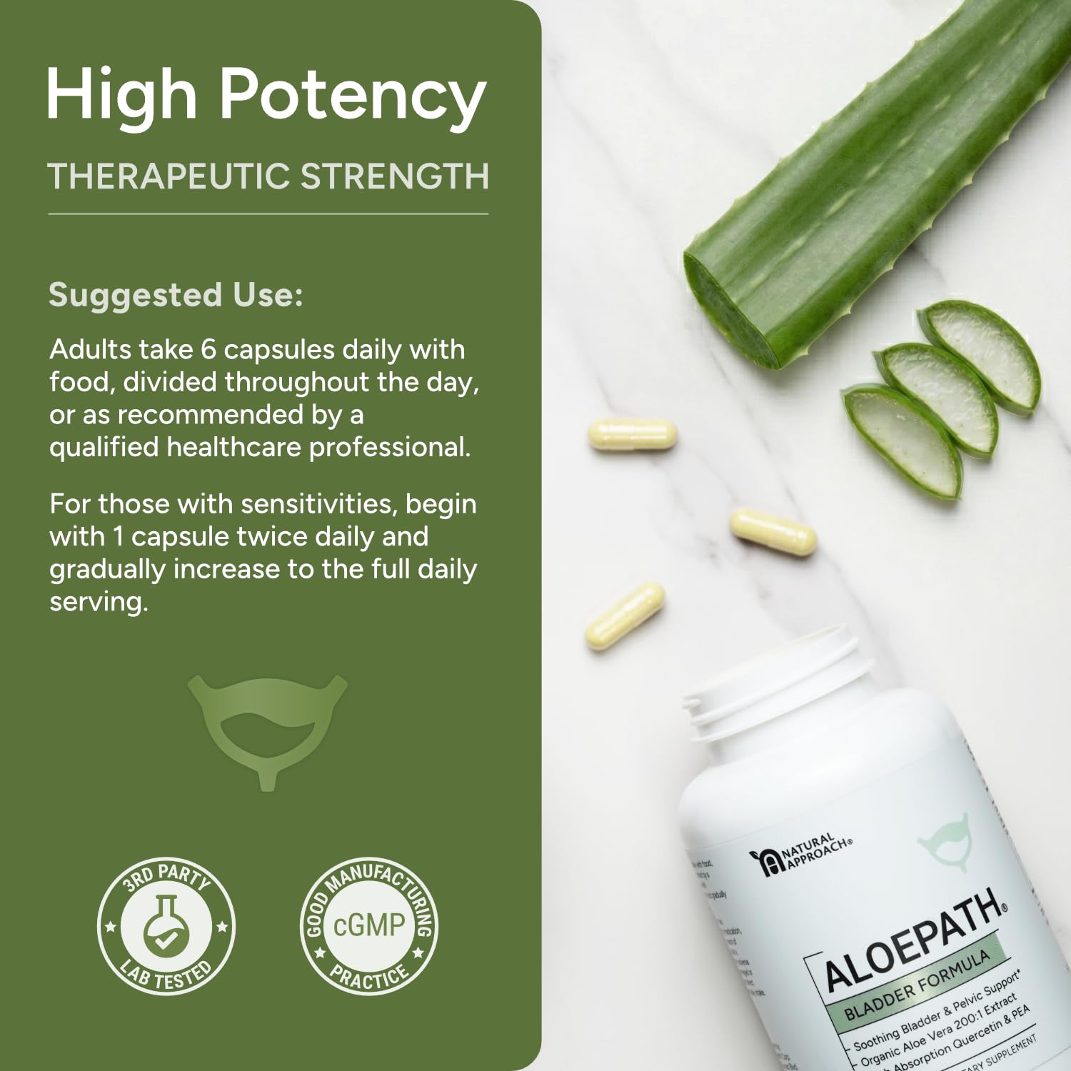 Authentic USA imported Aloepath bladder health supplement
