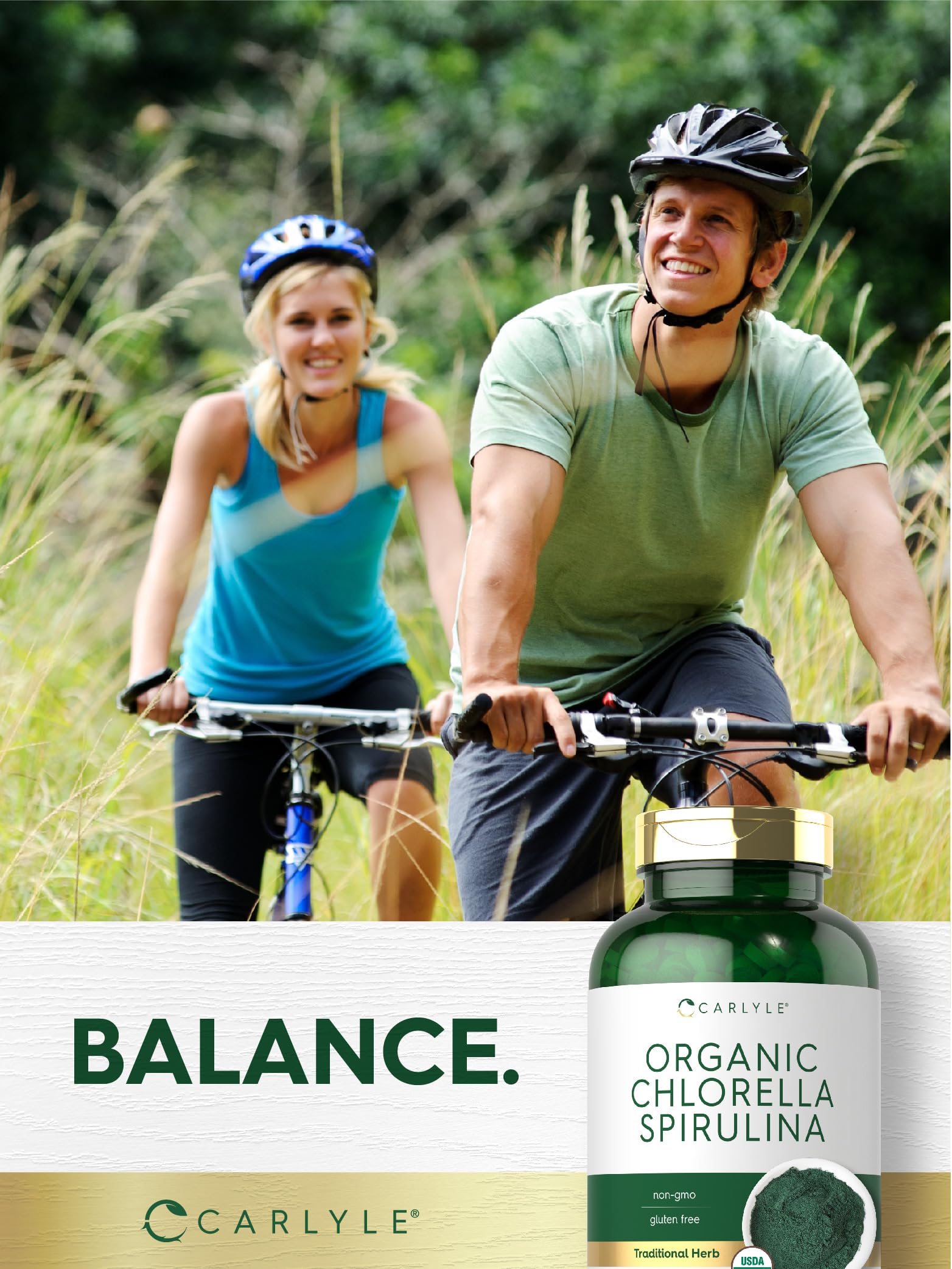 Carlyle 1300 tablet bottle for daily nutritional support