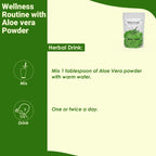 Fine texture of pure aloe barbadensis powder