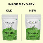 Minature aloe vera leaf powder 227 grams packaging